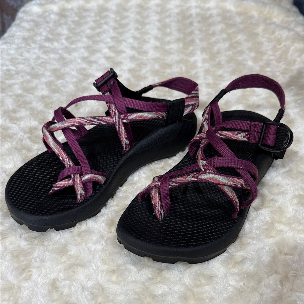 Chaco Women's Sandals in Black and Purple, wos sz 8